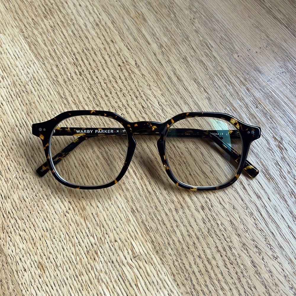 Warby Park x Noah Collab Tortoise Shell Glasses